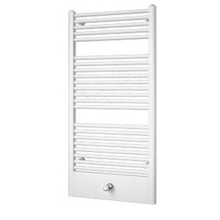 Plieger Lucca designradiator horizontaal 1215x600mm 660W wit structuur