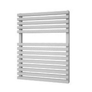 Plieger Lugo designradiator horizontaal 750x600mm 495W zilver metallic