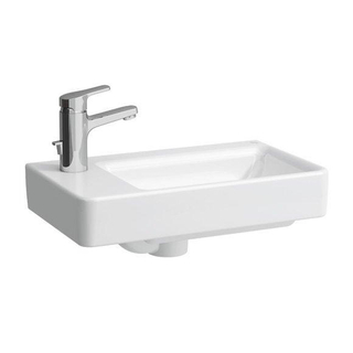 Laufen Pro S fontein 48x28x15cm 1 kraangat asymetrisch links keramiek wit