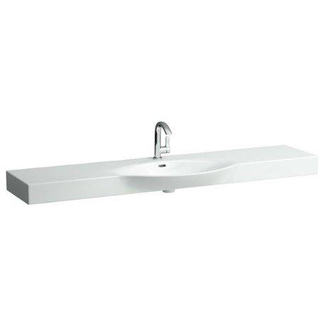 Laufen Palace meubelwastafel 150x51x16.5cm 1 kraangat keramiek wit