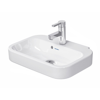 Duravit Happy d.2 fontein 50x36 cm. met kraangat en overloop wit