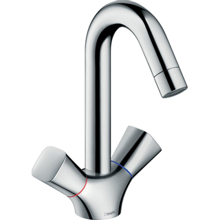 Hansgrohe Logiss wastafelkraan 180 met waste chroom