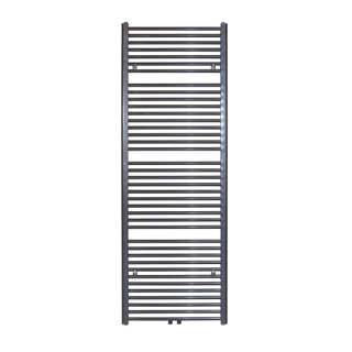 Rosani Polo Designradiator - 40x8x118cm - middenaansluiting - 441 watt - zwart mat