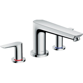 Hansgrohe Talis e afdekset 3 gats badrandcombinatie chroom