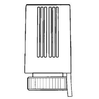 Heimeier Elektro thermische stelaandrijving 24 V met eindcontact