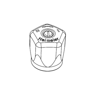 Heimeier Mikrotherm handknop wit