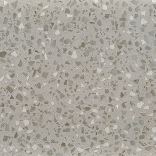 Ceramiche Coem wand- en vloertegel - 60x60cm - 10mm - Vierkant - gerectificeerd - Terrazzo - Licht Grijs mat