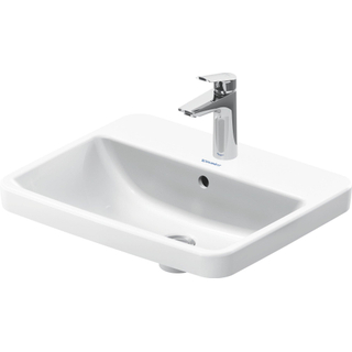 Duravit No.1 inbouwwastafel 55x43.5x17.5cm Hoogglans Wit