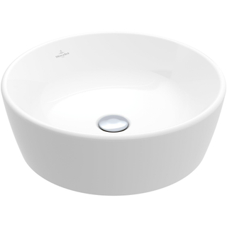 Villeroy & Boch Architectura waskom 45x45x15.5cm Rond met overloopgat Wit Alpin glans Ceramic