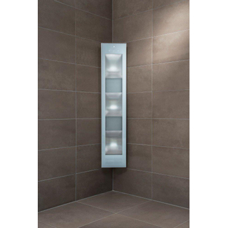 Sunshower Combi White UV- en infrarood opbouwapparaat 29x144x22.8cm full body 2000watt aluminium inclusief eindinstallatie en 5 jaar garantie