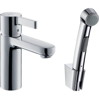 Hansgrohe Metris S wastafelkraan inclusief bidetdouche chroom