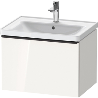 Duravit D-Neo wastafelonderkast 63.4x44x45.2cm 1 lade met softclose wit Hoogglans