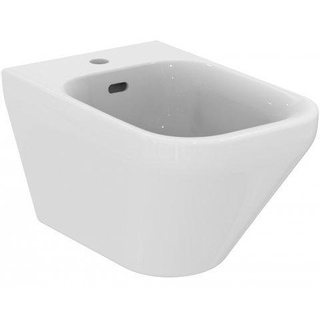 Ideal Standard Tonic II staand bidet met kraangat met overloop 35.5x56cm wit