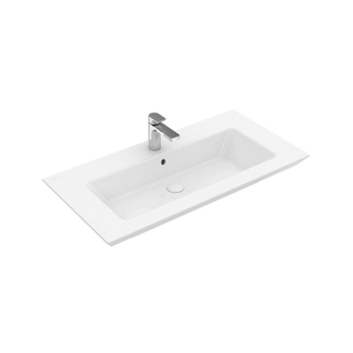 Villeroy en Boch Legato meubelwastafel met 1 kraangat 80x50cm met overloop wit