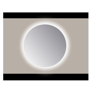 Sanicare Q-mirrors spiegel rond 120 cm PP geslepen rondom Ambiance Warm White leds (zonder sensor)