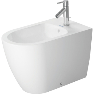 Duravit Starck Me staand bidet 37x60cm met kraangat met overloop mat wit