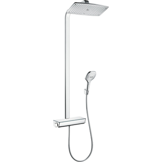 Hansgrohe Raindance select e 360 showerpipe ecostat select e ecosmart chroom