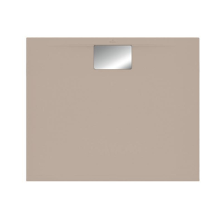 Villeroy en boch Architectura douchebak 100x80x1.5cm metalrim bruin