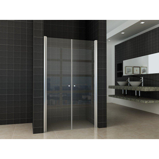 Wiesbaden Luke Dubbele pendeldeur in nis 1200x2000 6mm glas met NANO coating