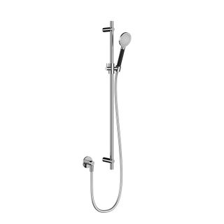 Hotbath Cobber glijstang 90cm met wandaansluitbocht 150cm doucheslang en ronde handdouche chroom