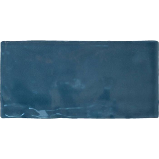 Cifre Ceramica Atlas wandtegel - 7.5x15cm - 8.5mm - Rechthoek - Donkerblauw glans