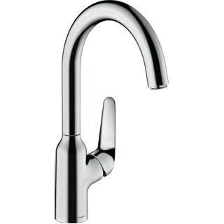 Hansgrohe M42 M421-H220 1-gats keukenkraan m. 360° draaibare uitloop chroom