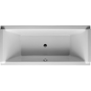 Duravit Starck slimline bad rechthoek 180x80cm duo wit