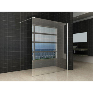 Wiesbaden Comfort inloopdouche met muurprofiel 160x200cm NANO coating glas