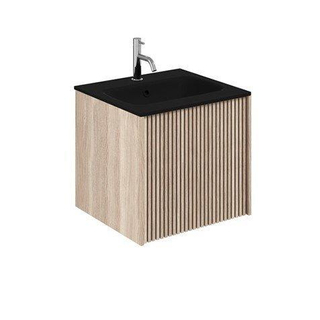 Crosswater Limit Wastafelonderkast - 70x45x46.5cm - Modern Oak/Anthracite