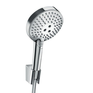 Hansgrohe Raindance Select S PorterS badset met Raind. Select S 120 3jet PowderRain handdouche met wandhouder met Isiflex`B doucheslang 160cm chroom