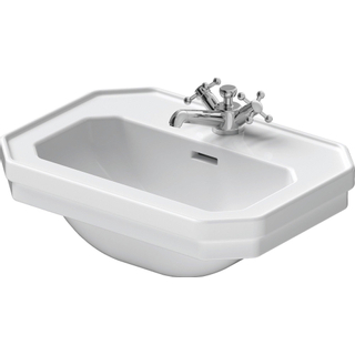 Duravit Serie 1930 fontein 500x195x365mm 1 kraangat overloop wit