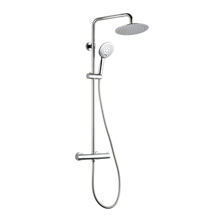 Adema Sparkle 2.0 regendoucheset met thermostaat hoofddouche 20cm handdouche 3 standen chroom