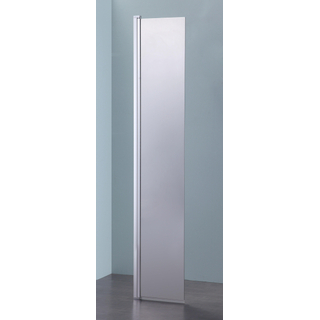 Royal Plaza Parri draaideel voor walk-in 35x200cm zilver profiel en helder glas met clean coating