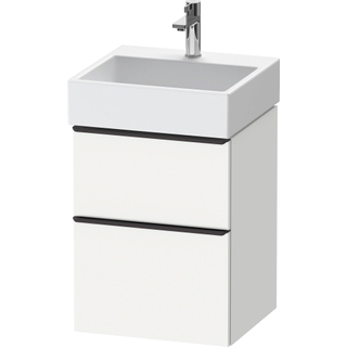 Duravit D-Neo wastafelonderkast 48.4x62.5x44.2cm 2 lades wit Mat