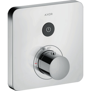 AXOR Showerselect afdekset thermostaat met stopkraan voor 1 functie chroom