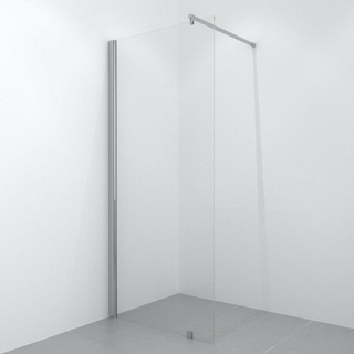 Saniclass Bellini inloopdouche 100x200cm veiligheidsglas anti kalk chroom TWEEDEKANS