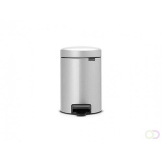 Brabantia NewIcon pedaalemmer 3 liter met kunststof binnenemmer Metallic Grey