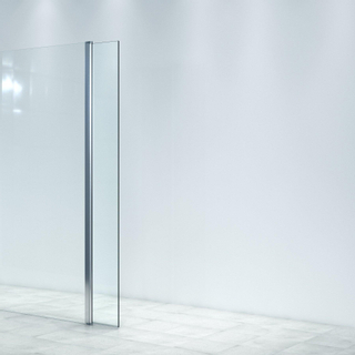 Saniclass Bellini inloopdouche draaibaar deel 30x200cm 8mm veiligheidsglas anti kalk chroom