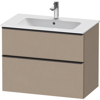 Duravit D-Neo wastafelonderkast 81x62.5x46.2cm 1 lade Linnen Mat