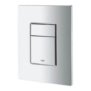 GROHE Even bedieningspaneel dual flush 2 knops chroom OUTLET