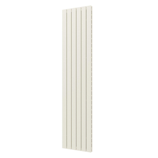 Plieger Cavallino Retto designradiator verticaal dubbel middenaansluiting 2000x450mm 1287W wit structuur