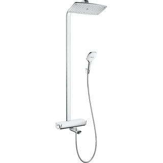 Hansgrohe Raindance Select Air 360 showerpipe met badkraan wit/chroom