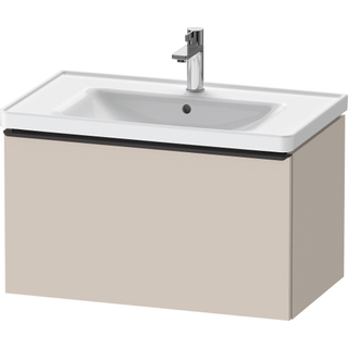 Duravit D-Neo wastafelonderkast 78.4x44x45.2cm 1 lade met softclose Taupe Mat