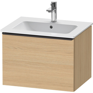 Duravit D-Neo wastafelonderkast 61x44x46.2cm 1 lade Natuur eiken Mat