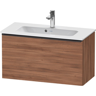 Duravit D-Neo wastafelonderkast 81x44x37.2cm 1 lade Noten Mat