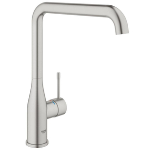 GROHE essence new Keukenkraan - hoog - l uitloop - supersteel geborsteld