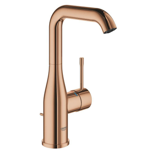 GROHE Essence New Wastafelkraan Opbouw - uitloop 12.7cm - L-size - hoge draaibare uitloop - waste - EcoJoy - warm sunset