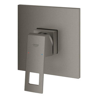 Grohe Eurocube Inbouwthermostaat - 1 knop - zonder omstel - brushed hard graphite