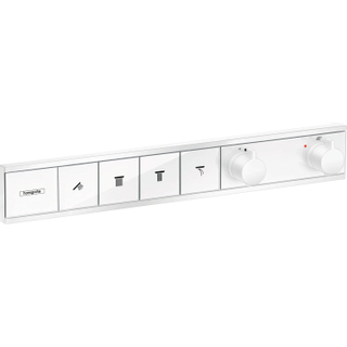 Hansgrohe RainSelect afbouwdeel voor inbouw douchekraan thermostatisch voor 4 functies 59.8x90cm mat wit