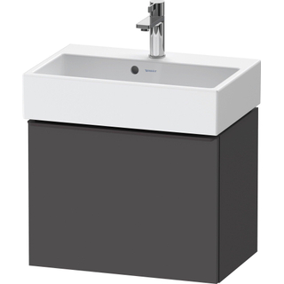 Duravit D-Neo wastafelonderkast 58.4x44x37.2cm 1 lade met softclose Grafiet Mat